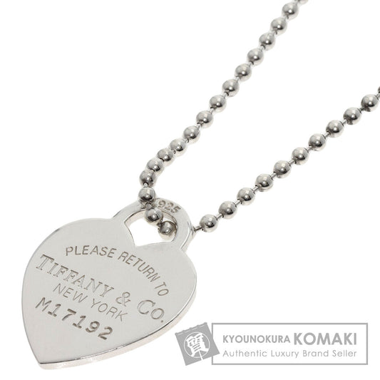 TIFFANY&Co. Return to TIFFANY & Co. Heart tag Necklace Silver Ladies [Used]