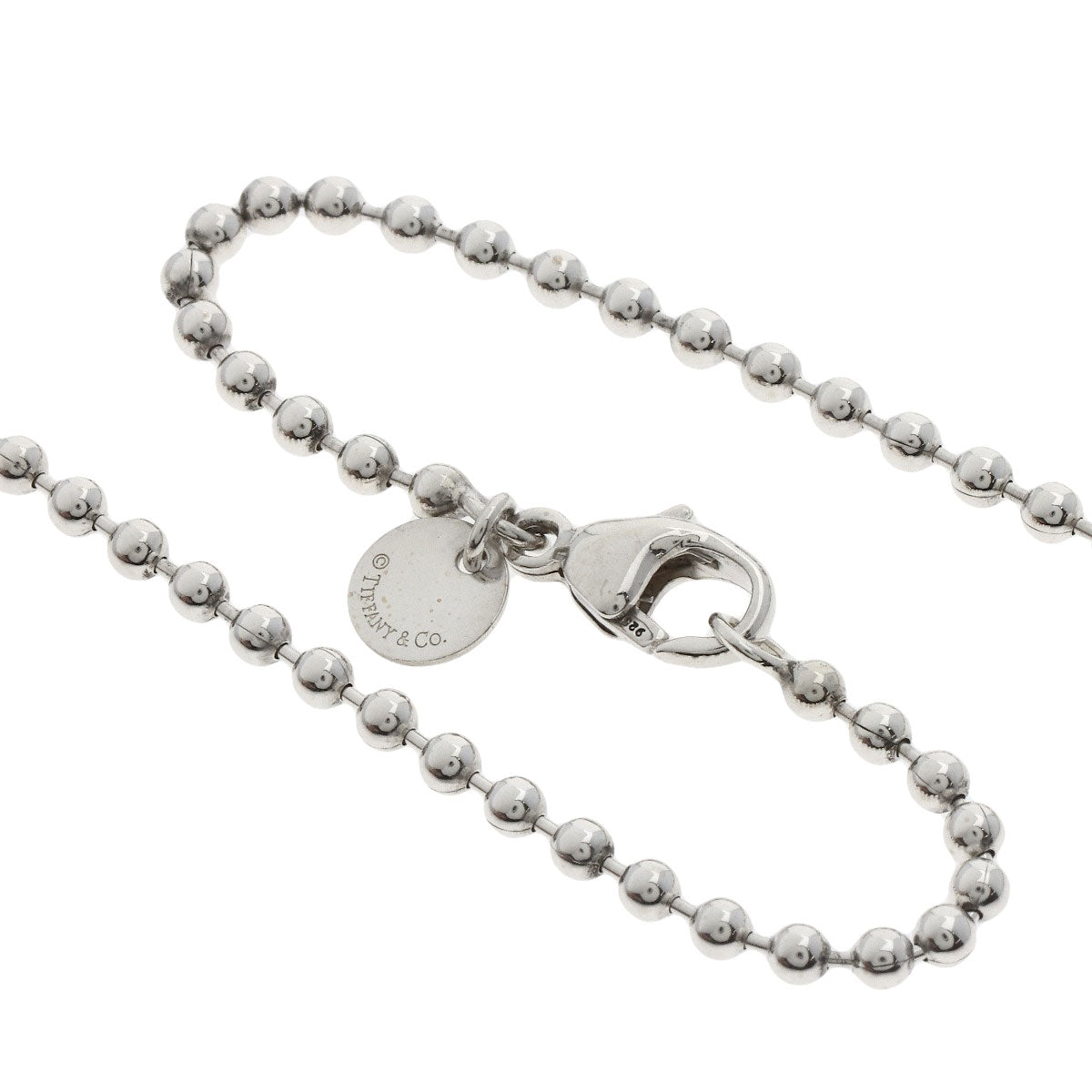 TIFFANY&Co. Return to TIFFANY & Co. Heart tag Necklace Silver Ladies [Used]