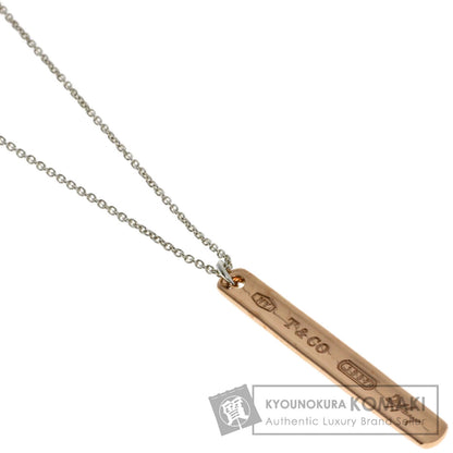 TIFFANY&Co. 1837 bar Necklace Silver rubet metalLadies [Used]