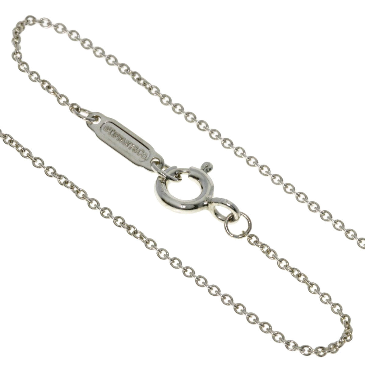 TIFFANY&Co. 1837 bar Necklace Silver rubet metalLadies [Used]