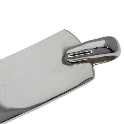 TIFFANY&Co. plate Pendant top Silver TitaniumLadies [Used]