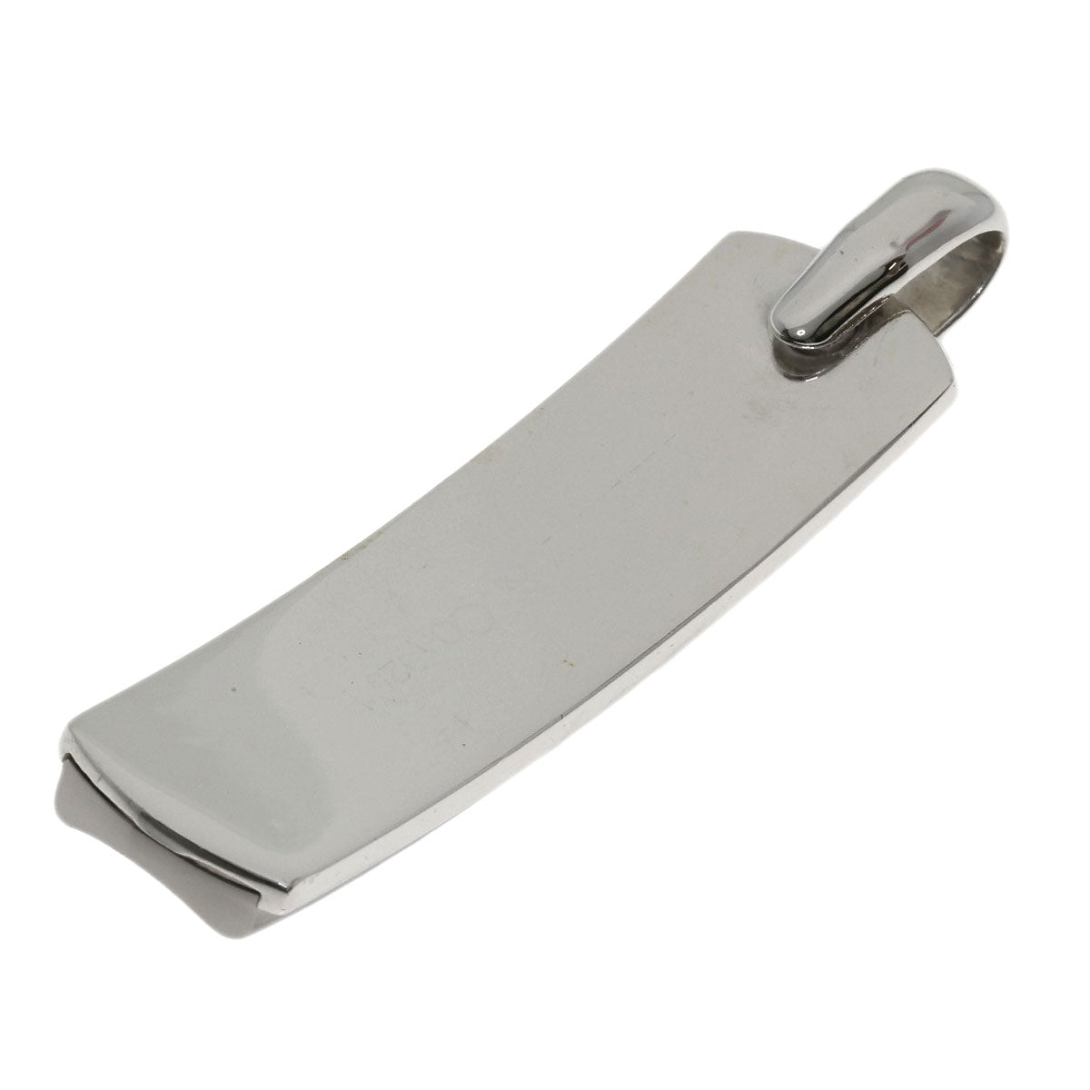 TIFFANY&Co. plate Pendant top Silver TitaniumLadies [Used]