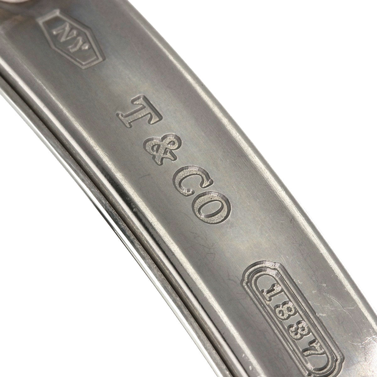 TIFFANY&Co. plate Pendant top Silver TitaniumLadies [Used]