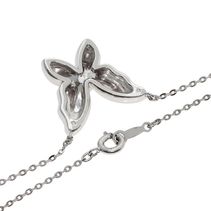 MIKIMOTO Butterfly Akoya Pearl Necklace Silver Ladies [Used]