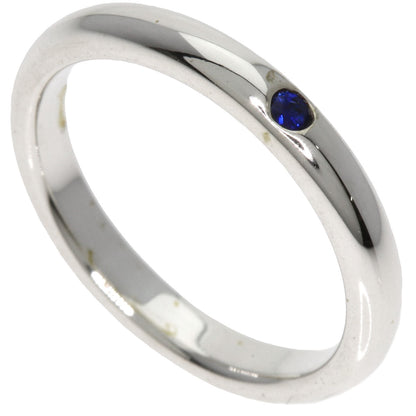 TIFFANY&Co. stacking band sapphire Ring Silver Ladies [Used]
