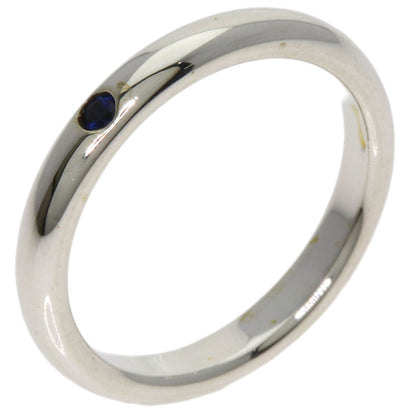 TIFFANY&Co. stacking band sapphire Ring Silver Ladies [Used]