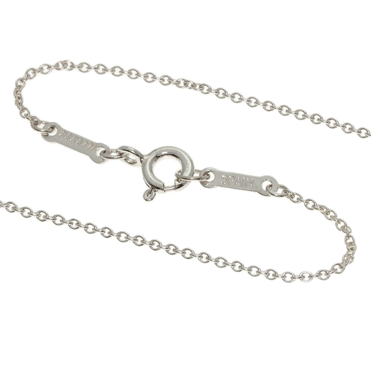 TIFFANY&Co. Initial K Necklace Silver Ladies [Used]