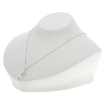 TIFFANY&Co. Initial K Necklace Silver Ladies [Used]