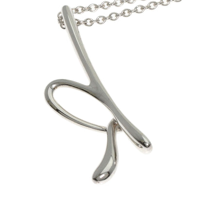 TIFFANY&Co. Initial K Necklace Silver Ladies [Used]