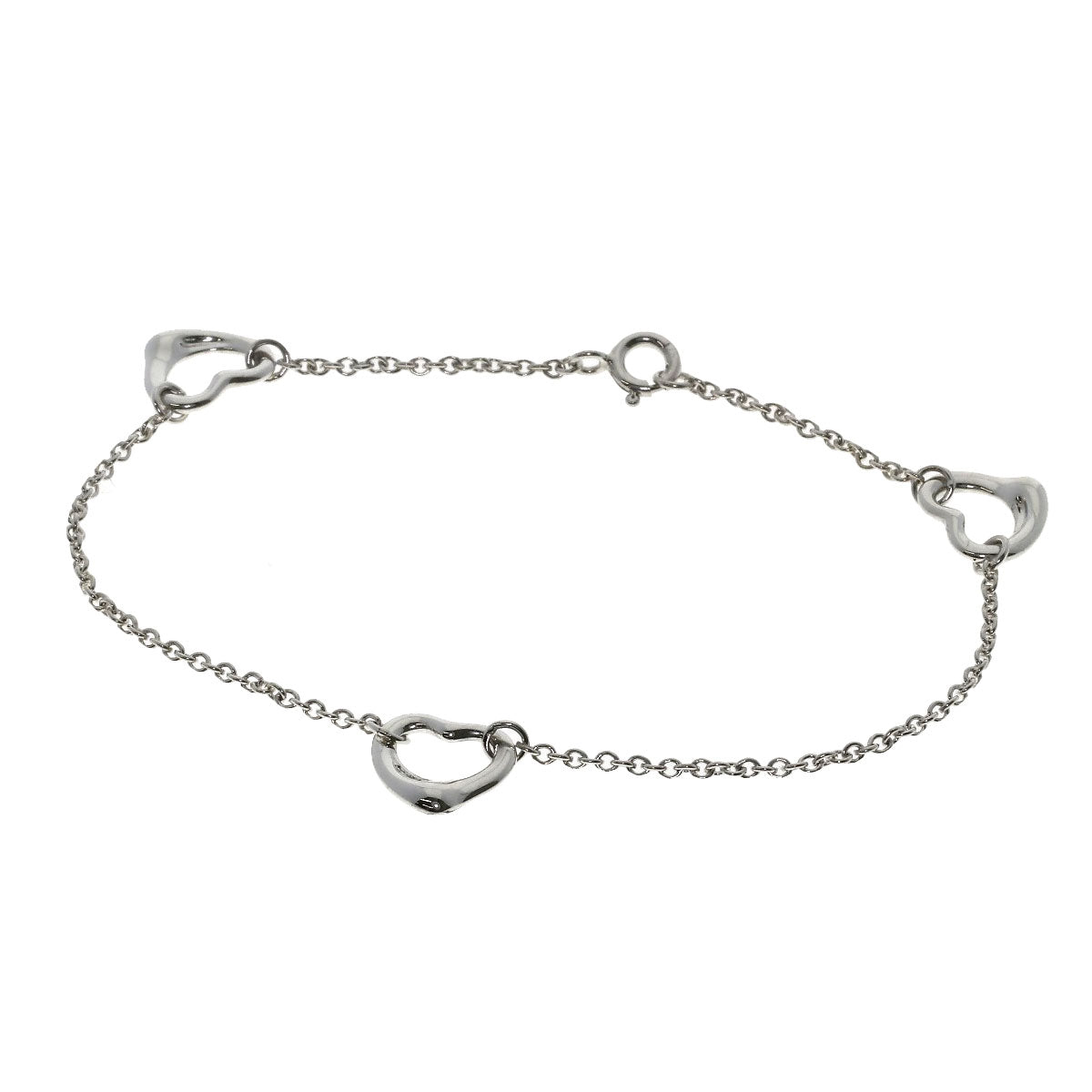 TIFFANY&Co. Open heart Bracelet Silver Ladies [Used]