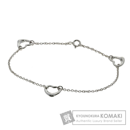 TIFFANY&Co. Open heart Bracelet Silver Ladies [Used]