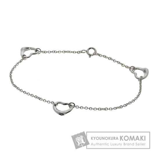 TIFFANY&Co. Open heart Bracelet Silver Ladies [Used]