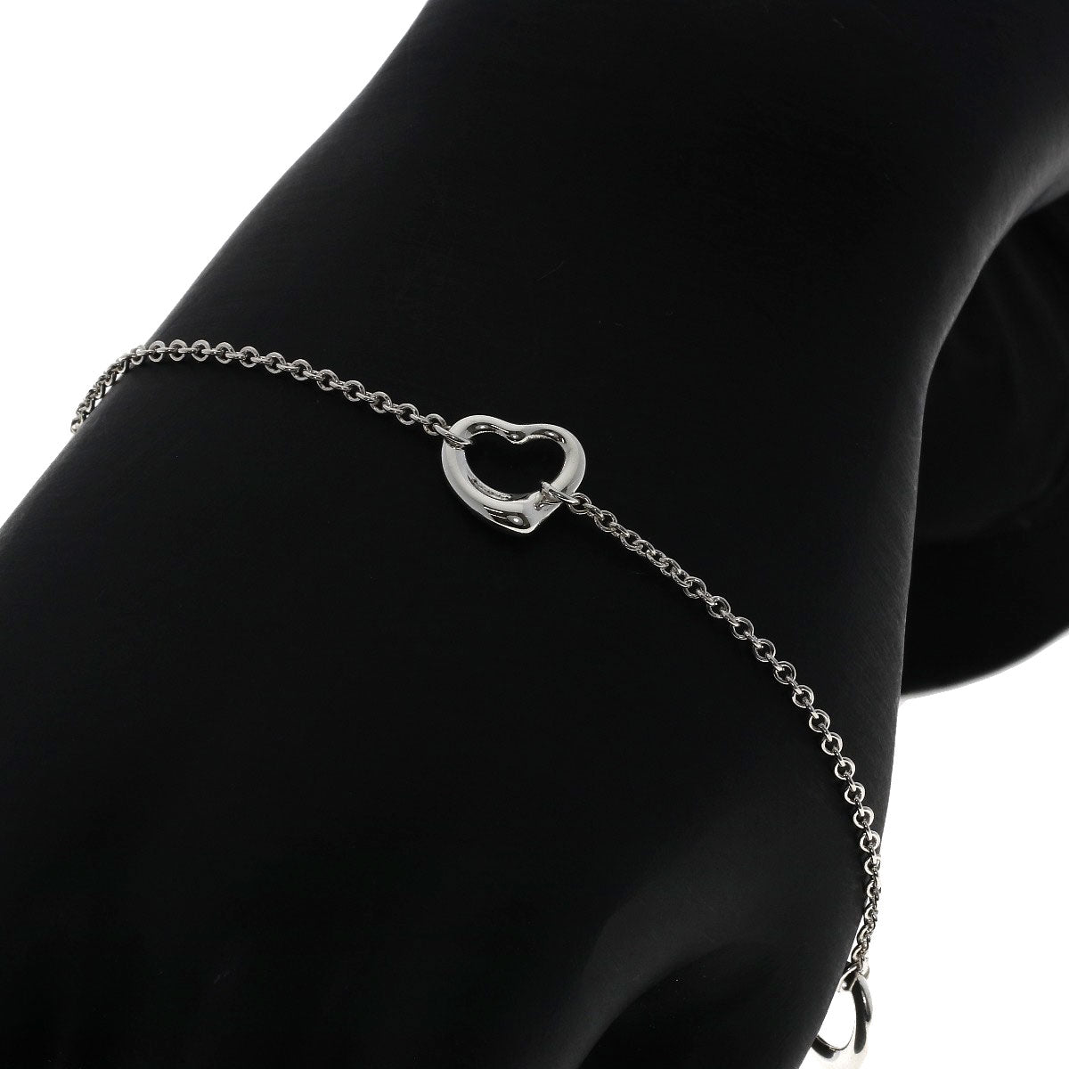 TIFFANY&Co. Open heart Bracelet Silver Ladies [Used]