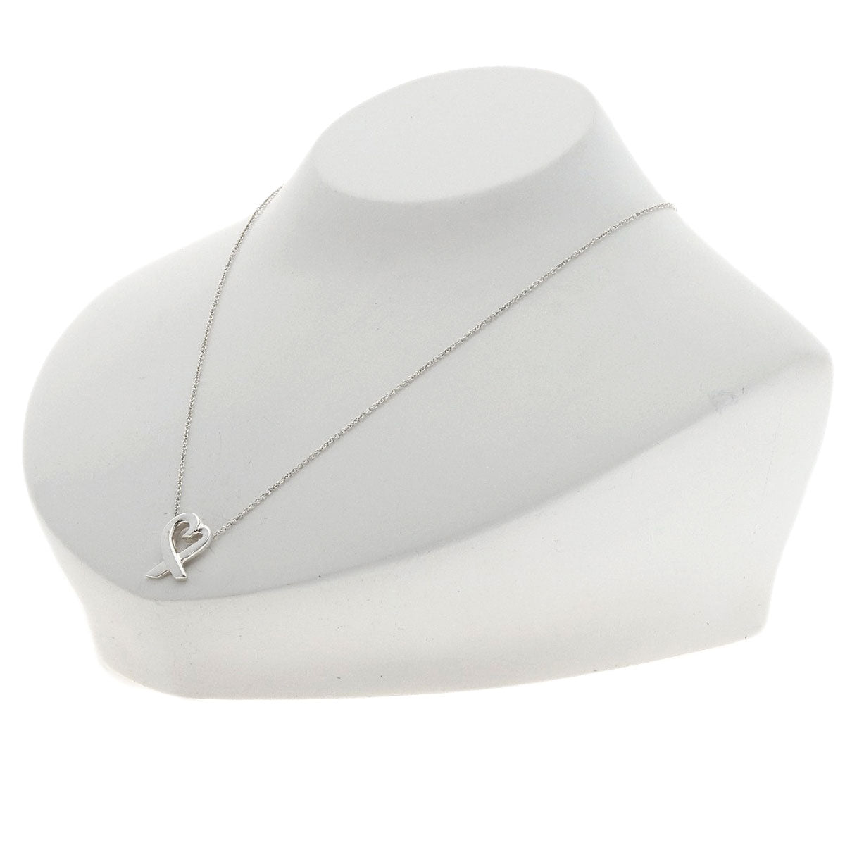 TIFFANY&Co. Loving heart Necklace Silver Ladies [Used]