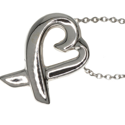 TIFFANY&Co. Loving heart Necklace Silver Ladies [Used]