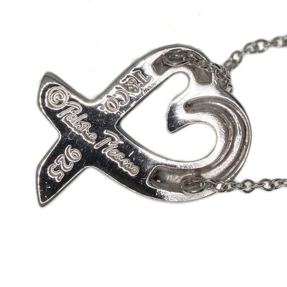 TIFFANY&Co. Loving heart Necklace Silver Ladies [Used]