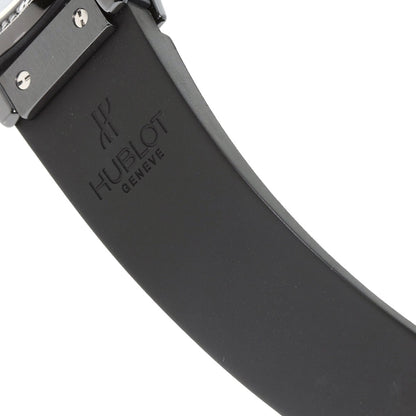 HUBLOT Aeroban All Black Chronograph Black Diamond Bezel Watches 310.CV.1110.RX.1110 Ceramic/Rubber mens