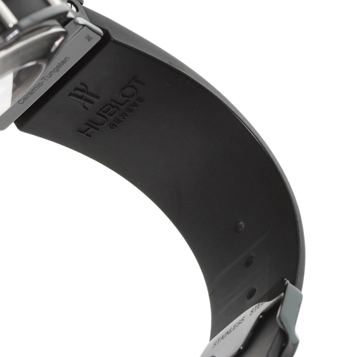 HUBLOT Aeroban All Black Chronograph Black Diamond Bezel Watches 310.CV.1110.RX.1110 Ceramic/Rubber mens