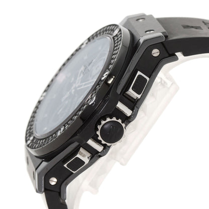 HUBLOT Aeroban All Black Chronograph Black Diamond Bezel Watches 310.CV.1110.RX.1110 Ceramic/Rubber mens