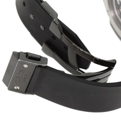 HUBLOT Aeroban All Black Chronograph Black Diamond Bezel Watches 310.CV.1110.RX.1110 Ceramic/Rubber mens