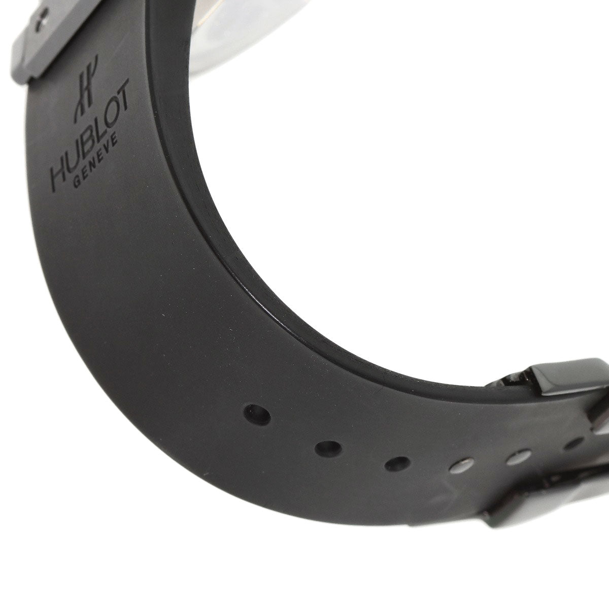 HUBLOT Aeroban All Black Chronograph Black Diamond Bezel Watches 310.CV.1110.RX.1110 Ceramic/Rubber mens