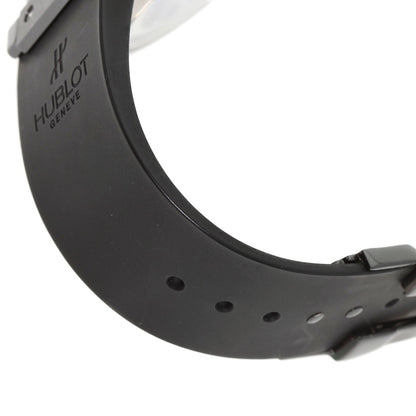 HUBLOT Aeroban All Black Chronograph Black Diamond Bezel Watches 310.CV.1110.RX.1110 Ceramic/Rubber mens