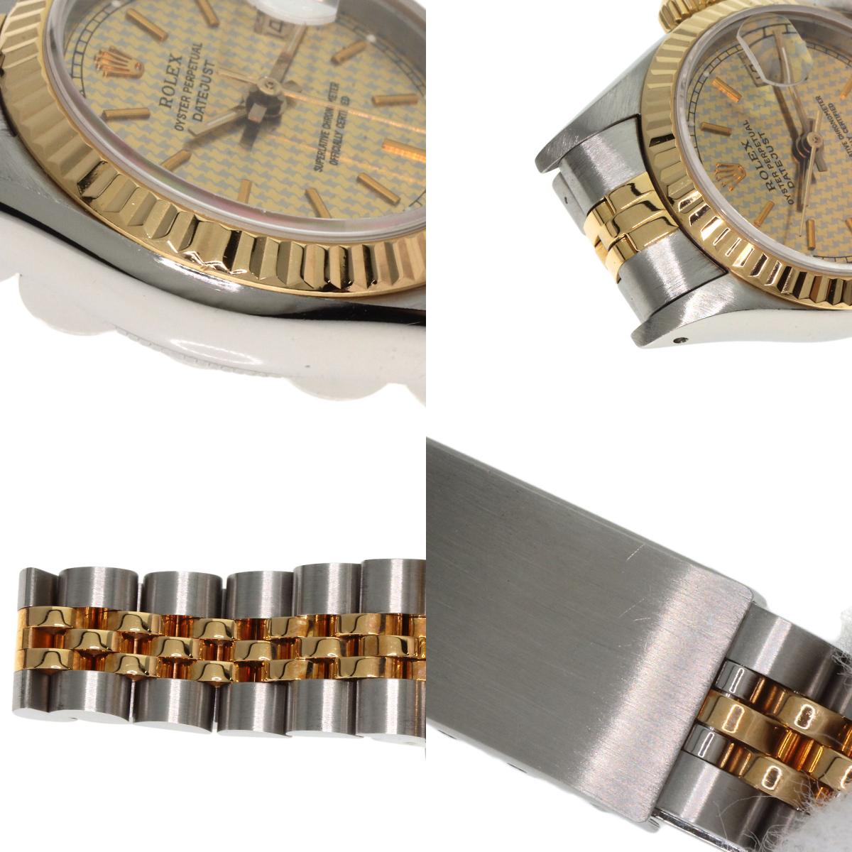 ROLEX Datejust Houndstooth Houndstooth Watches 69173 Stainless Steel/SSxK18YG Ladies