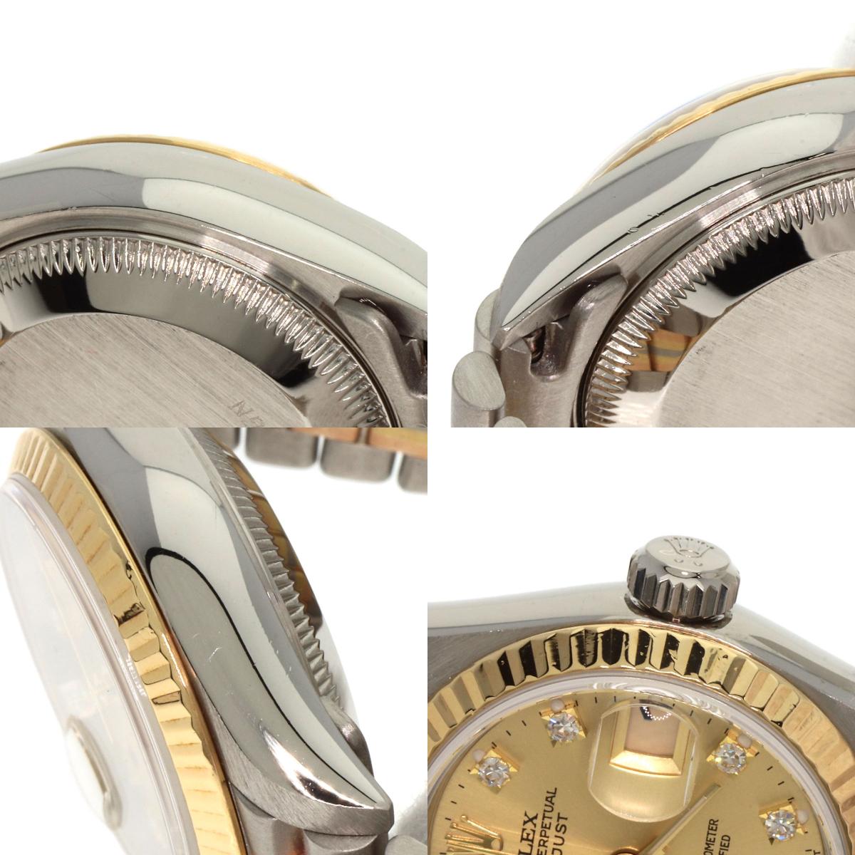 ROLEX Datejust 10P Diamond Toridoll Watches 69179BIC K18 White Gold/toridor Ladies