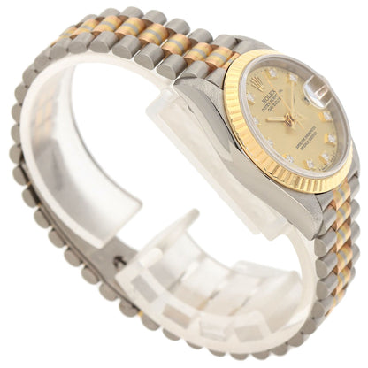 ROLEX Datejust 10P Diamond Toridoll Watches 69179BIC K18 White Gold/toridor Ladies