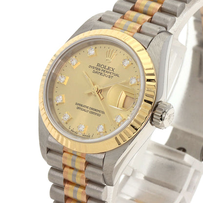 ROLEX Datejust 10P Diamond Toridoll Watches 69179BIC K18 White Gold/toridor Ladies