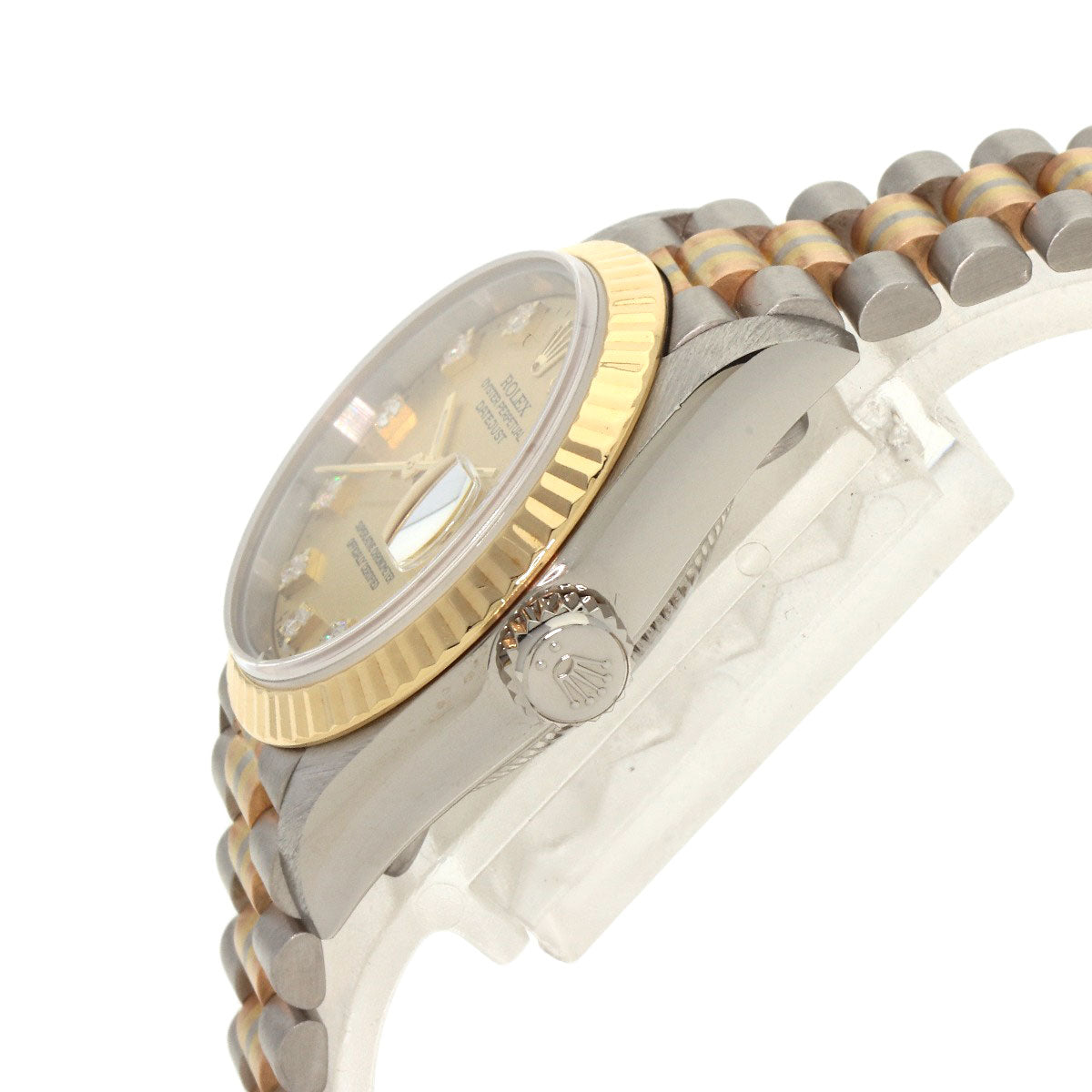 ROLEX Datejust 10P Diamond Toridoll Watches 69179BIC K18 White Gold/toridor Ladies