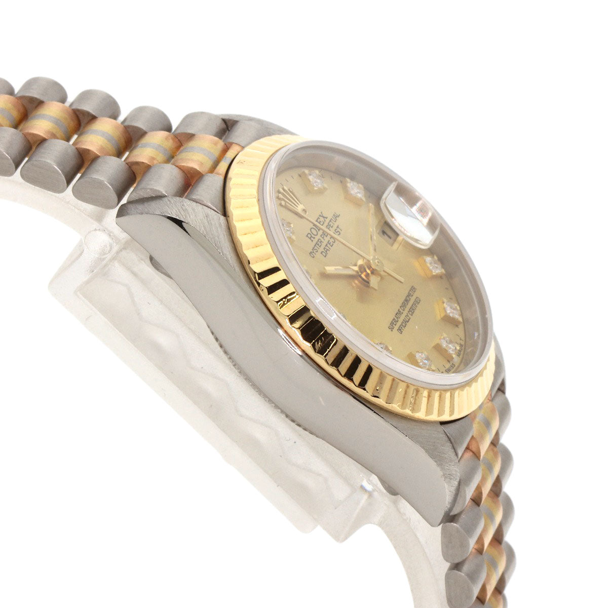 ROLEX Datejust 10P Diamond Toridoll Watches 69179BIC K18 White Gold/toridor Ladies