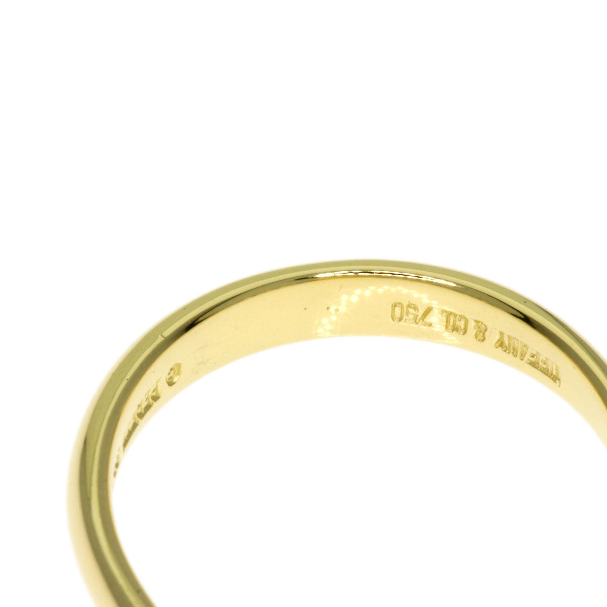 TIFFANY&Co. Bean Diamond Ring K18 Yellow Gold Ladies [Used]