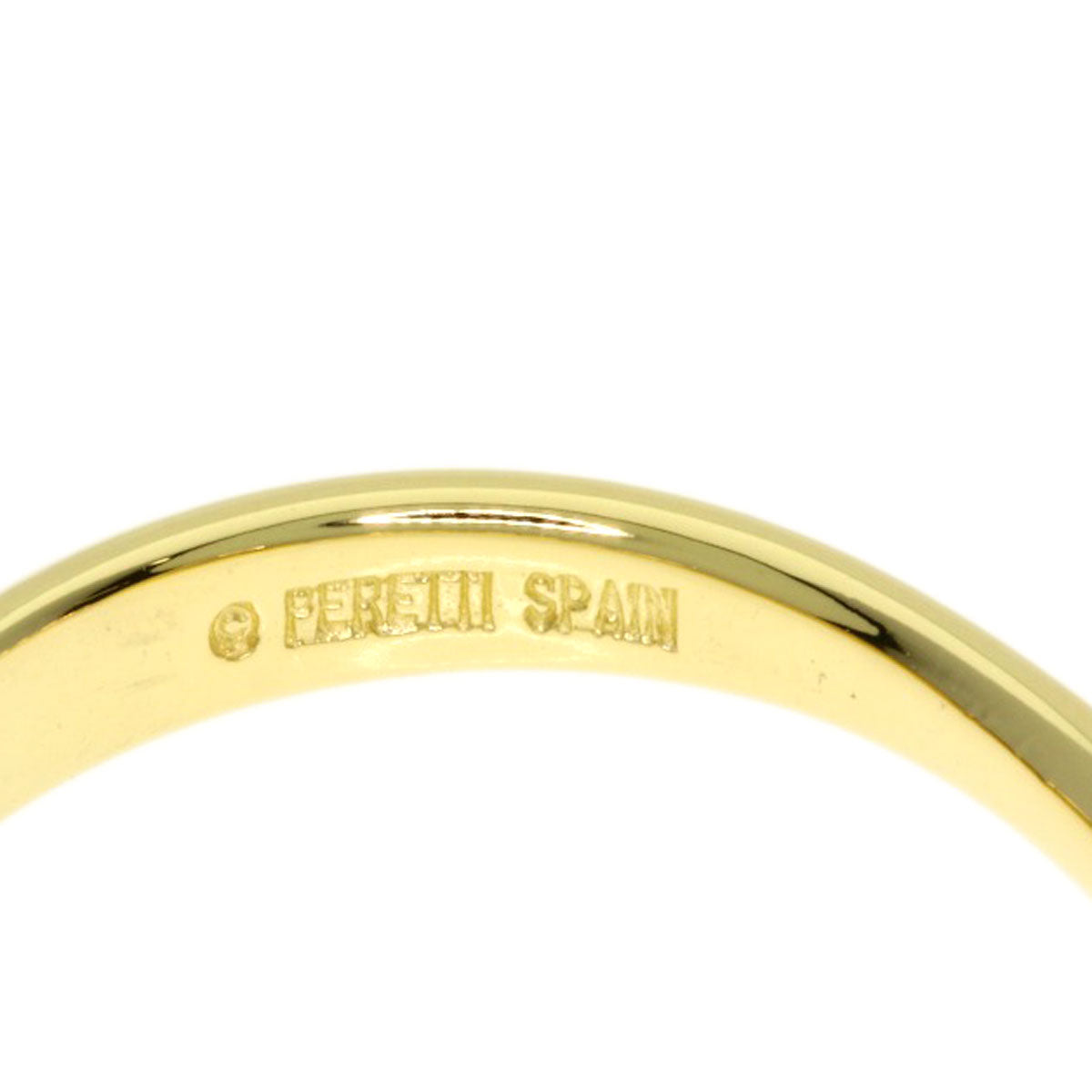 TIFFANY&Co. Bean Diamond Ring K18 Yellow Gold Ladies [Used]