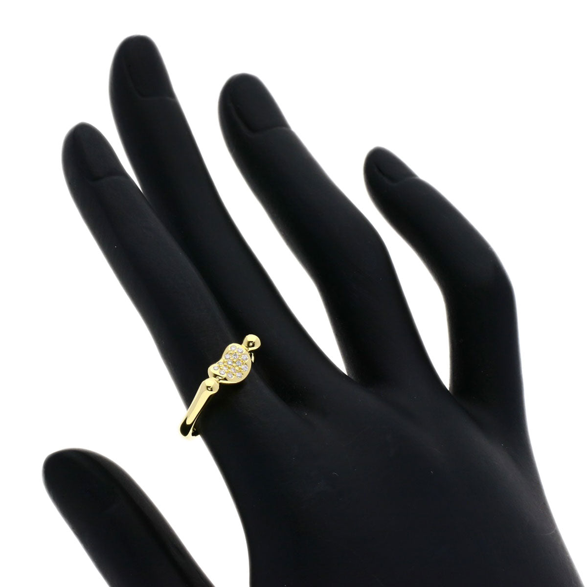 TIFFANY&Co. Bean Diamond Ring K18 Yellow Gold Ladies [Used]