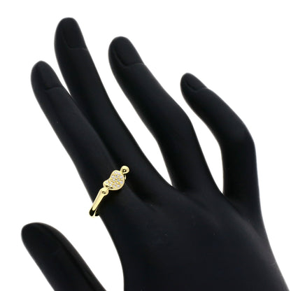 TIFFANY&Co. Bean Diamond Ring K18 Yellow Gold Ladies [Used]