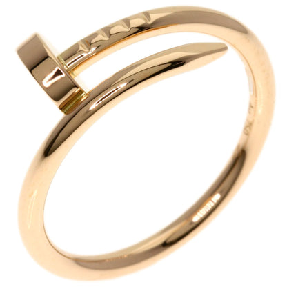 CARTIER Juste Uncre Small #51 Ring K18 Pink Gold Ladies [Used]