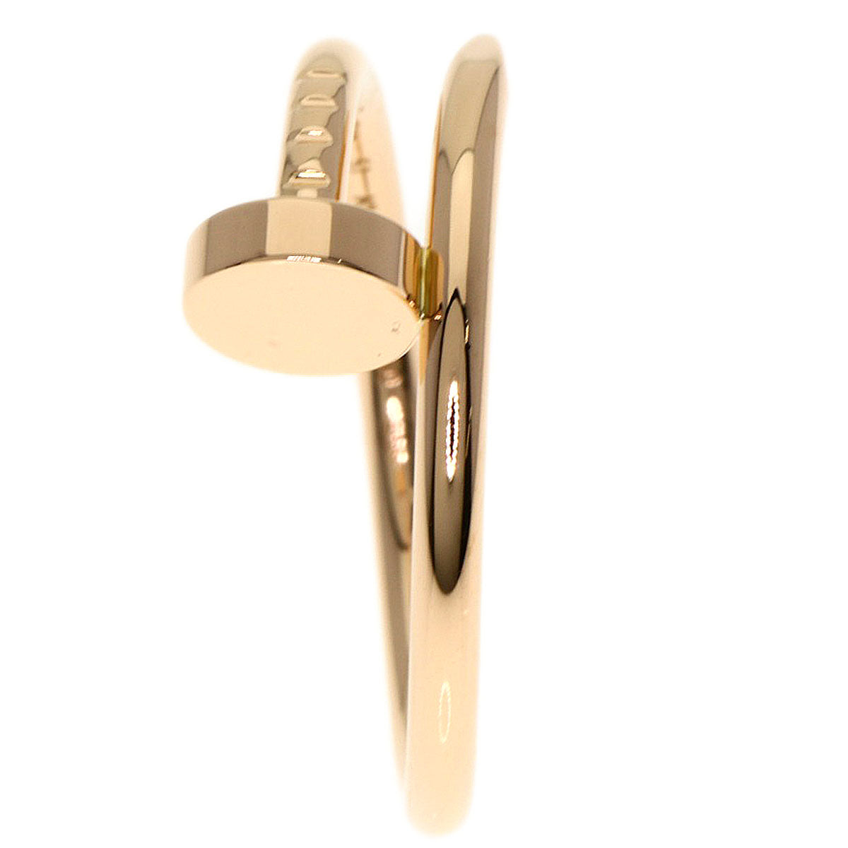 CARTIER Juste Uncre Small #51 Ring K18 Pink Gold Ladies [Used]