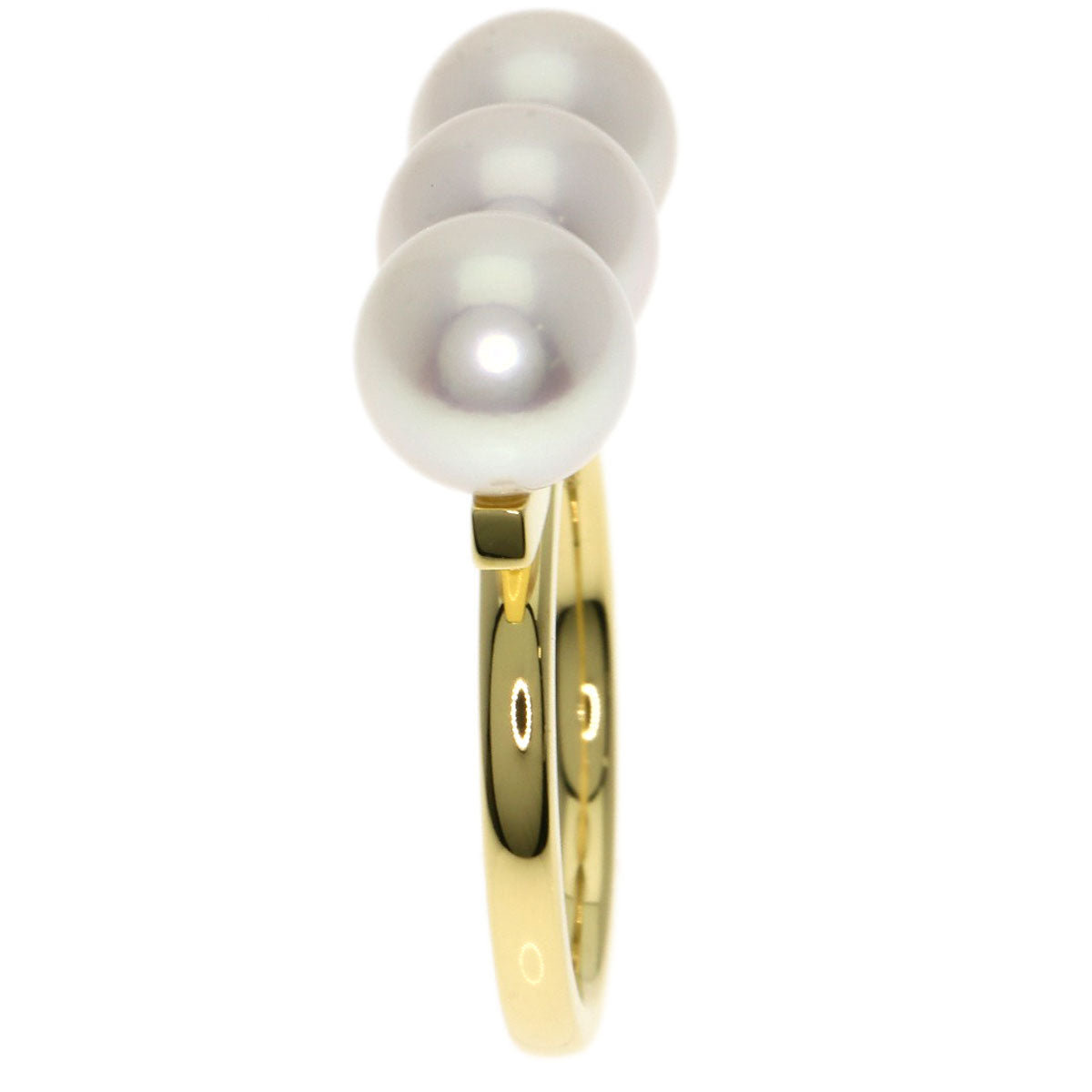 TASAKI Balance Neo Akoya Pearl Ring K18 Yellow Gold Ladies [Used]
