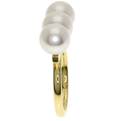 TASAKI Balance Neo Akoya Pearl Ring K18 Yellow Gold Ladies [Used]