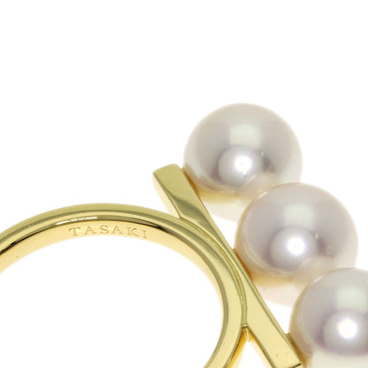 TASAKI Balance Neo Akoya Pearl Ring K18 Yellow Gold Ladies [Used]