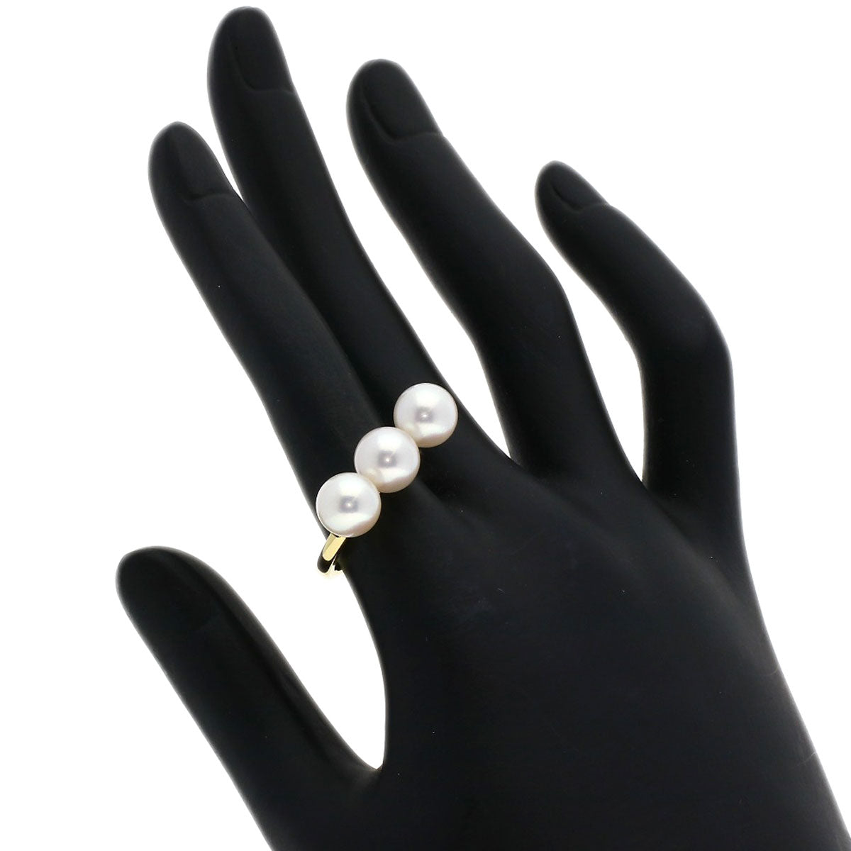 TASAKI Balance Neo Akoya Pearl Ring K18 Yellow Gold Ladies [Used]