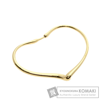 TIFFANY&Co. Open heart hoop large one side only earring K18 Yellow Gold Ladies [Used]