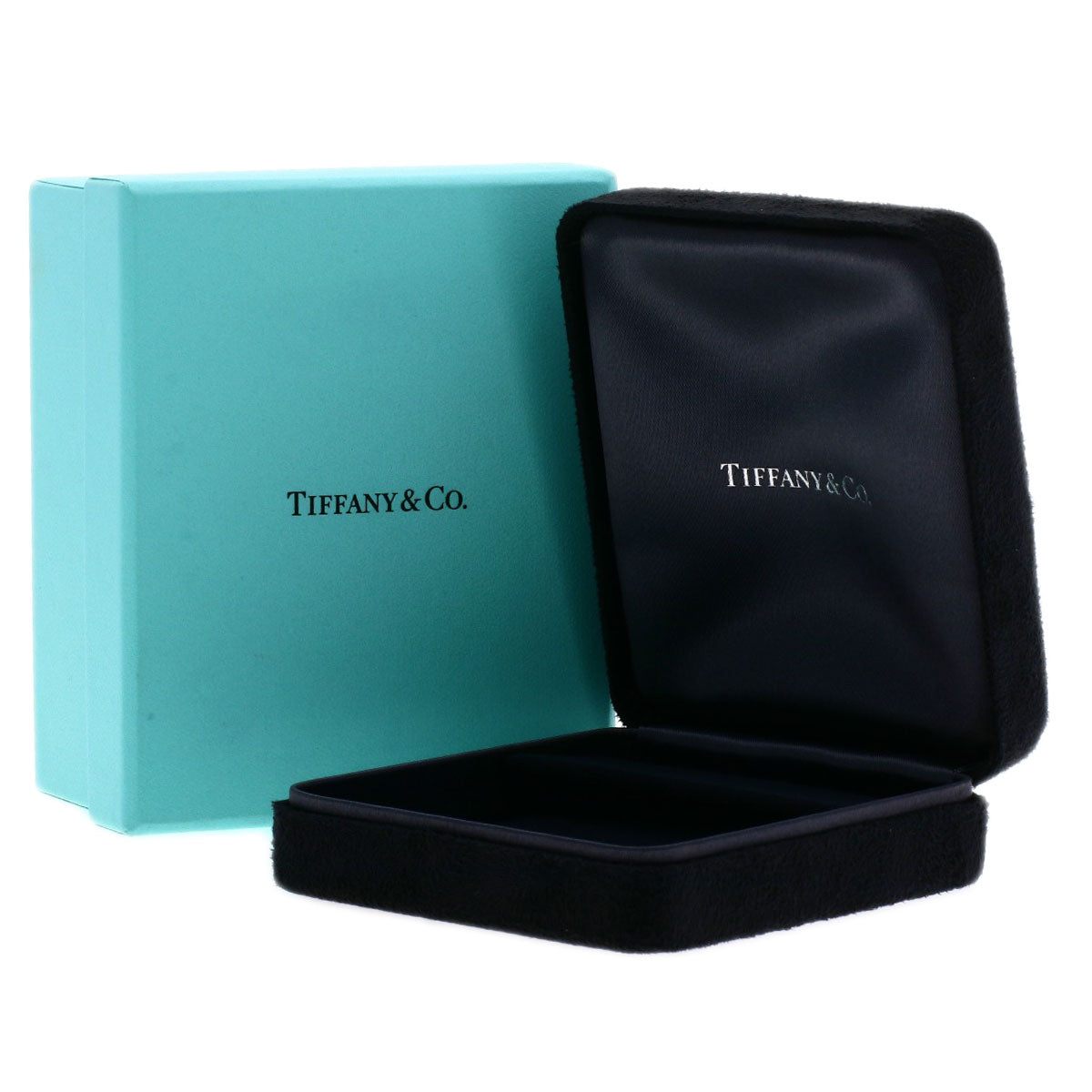 TIFFANY&Co. Open heart hoop large one side only earring K18 Yellow Gold Ladies [Used]