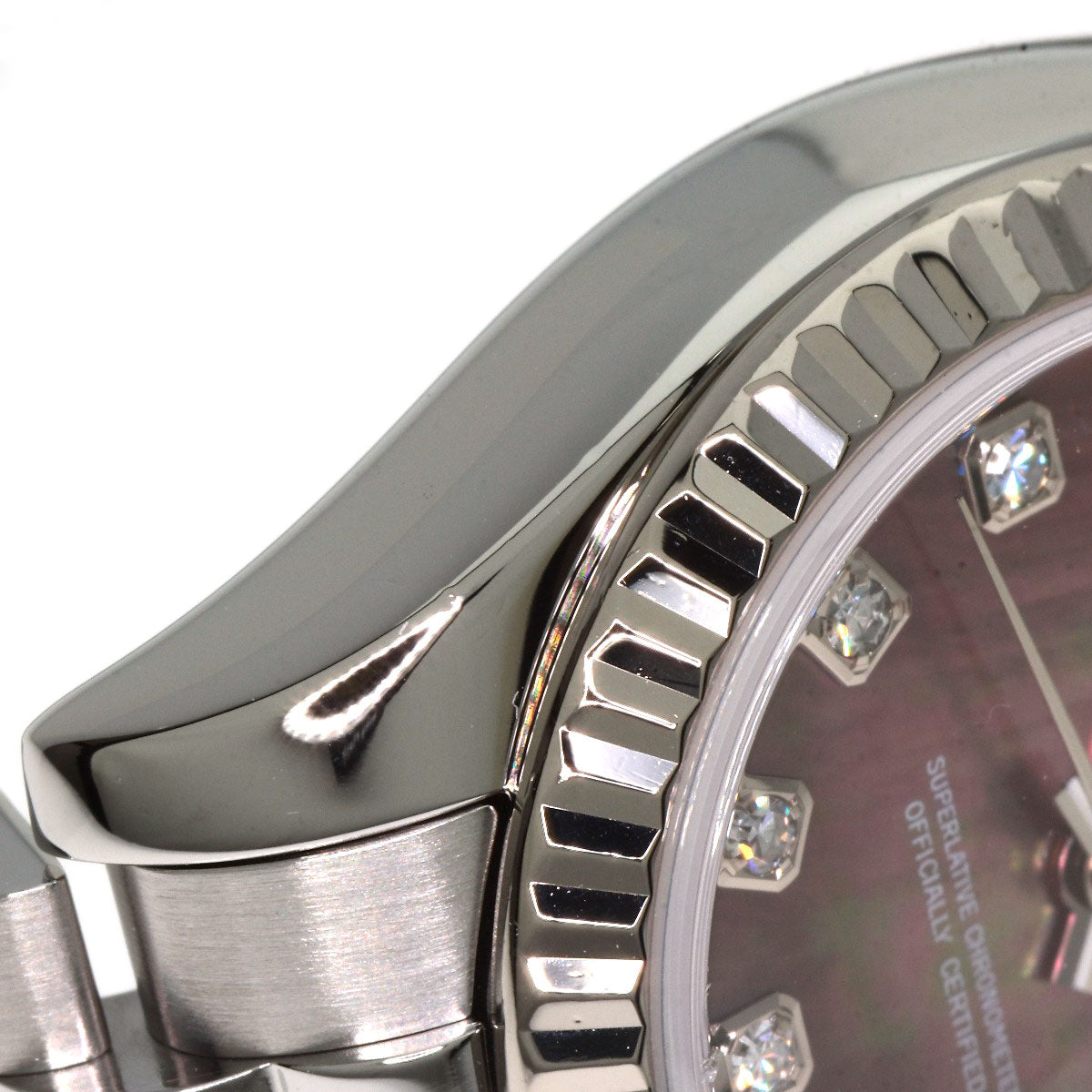 ROLEX DATEJUST 10P Diamond Watches 179174NG Stainless Steel/Stainless Steel Ladies