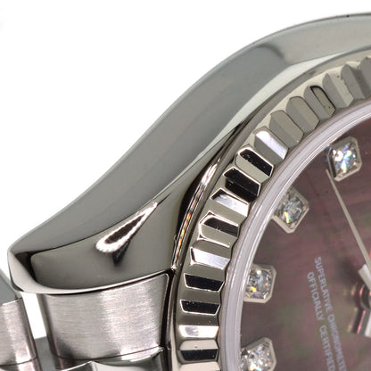 ROLEX DATEJUST 10P Diamond Watches 179174NG Stainless Steel/Stainless Steel Ladies