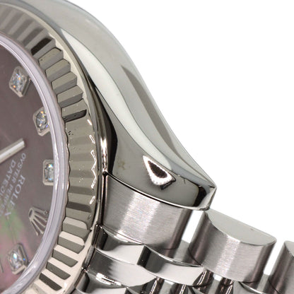 ROLEX DATEJUST 10P Diamond Watches 179174NG Stainless Steel/Stainless Steel Ladies