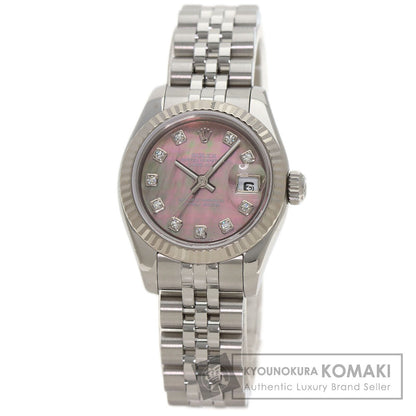 ROLEX DATEJUST 10P Diamond Watches 179174NG Stainless Steel/Stainless Steel Ladies