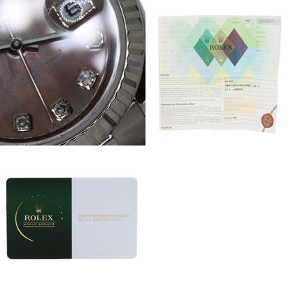 ROLEX DATEJUST 10P Diamond Watches 179174NG Stainless Steel/Stainless Steel Ladies