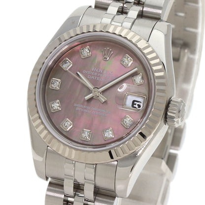 ROLEX DATEJUST 10P Diamond Watches 179174NG Stainless Steel/Stainless Steel Ladies